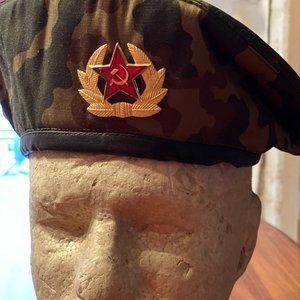 Authentic Soviet Era: Soviet Army headgear: SPECNAZ (Special Army Forces) issued